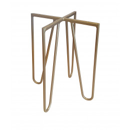 Taboret Venus HAIRPIN noga złota MG09