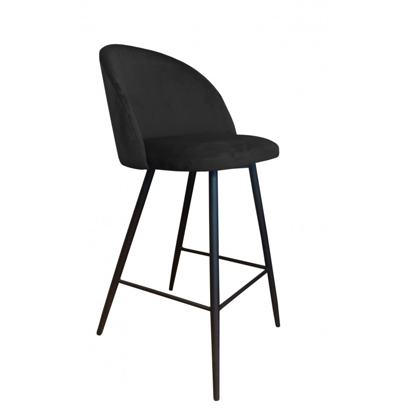 Hoker krzesło barowe Colin podstawa czarna MG19