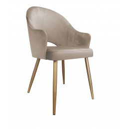 Krzesło Velvet noga złota MG09