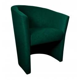 Fotel CLUB Mikrofaza 9 zieleń butelkowa