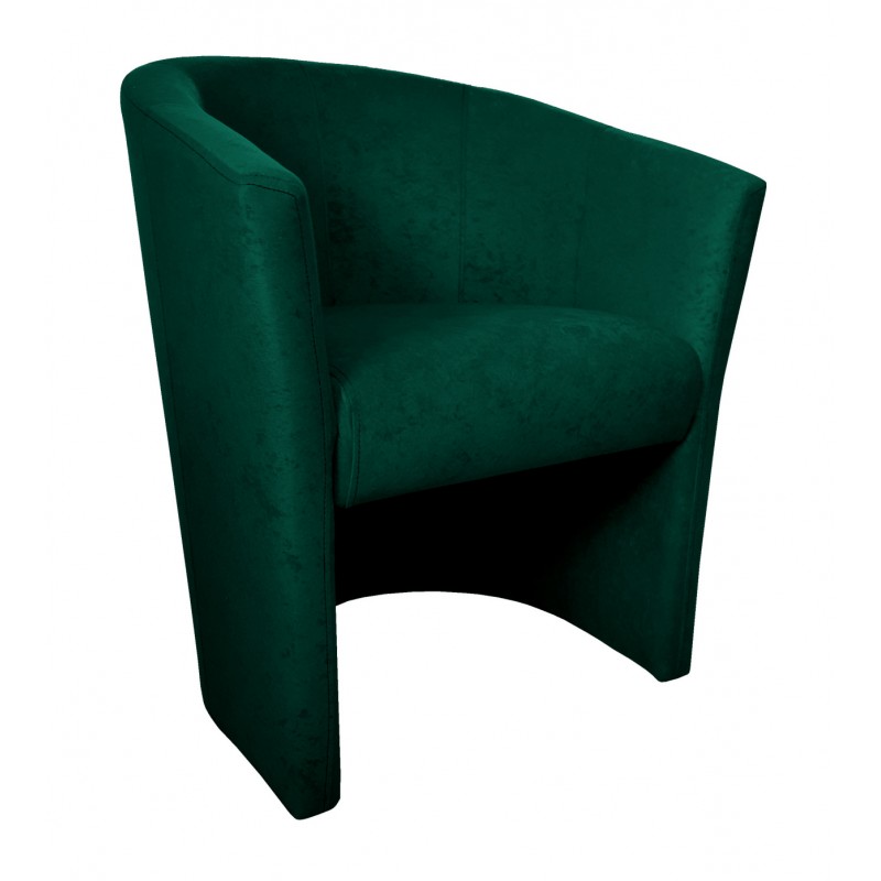 Fotel CLUB Mikrofaza 9 zieleń butelkowa