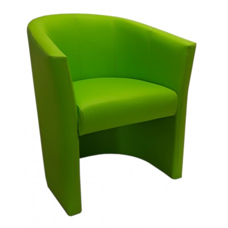 Fotel CLUB Eco skóra D5 limonka