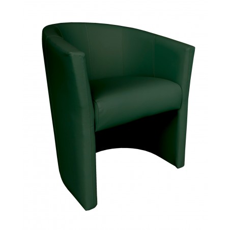 Fotel CLUB Eco skóra zielony D6 – elegancja i wygoda