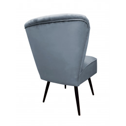 Fotel PRL BL06 velvet Bluvel nogi czarne