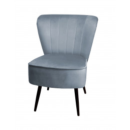 Fotel PRL BL06 velvet Bluvel nogi czarne