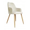 Krzesło WESTA noga dąb MG50 kremowy