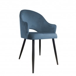 Krzesło Velvet noga czarna BL06