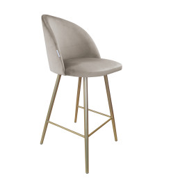 Hoker krzesło barowe Colin podstawa złota MG09