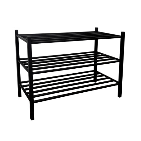 Szafka Ławka na buty Regał Półka stelaż czarny