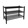 Szafka Ławka na buty Regał Półka stelaż czarny