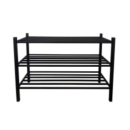 Szafka Ławka na buty Regał Półka stelaż czarny