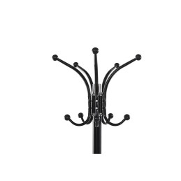 Wieszak stojący czarny marmur z obrotową górą