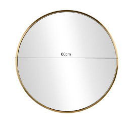 Lustro LOFT 60 cm złote YX-04 - widok frontu