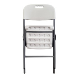 copy of Krzesło cateringowe bankietowe do ogrodu składane tworzywo sztuczne kolor biały