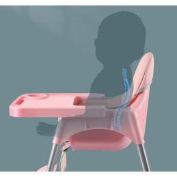 Krzesełko do karmienia dla dzieci białe