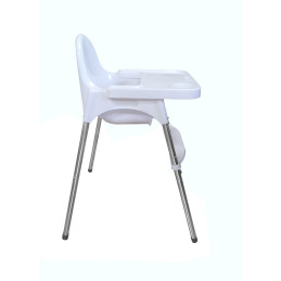 Krzesełko do karmienia dla dzieci białe