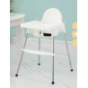 Krzesełko do karmienia dla dzieci białe