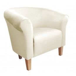 Fotel Milo nogi buk kremowy MG50