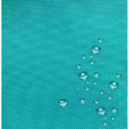 Zestaw 4 poduszek wodoodporna na krzesło ogrodowe Oxford turkus 50x50