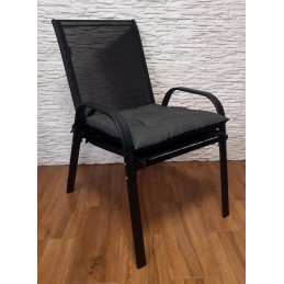 Zestaw 4 poduszek Oxford grafit 50x50