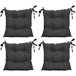 Zestaw 4 poduszek Oxford grafit 50x50