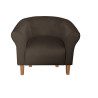 Fotel Milo nogi buk brąz MG05
