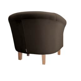 Fotel Milo nogi buk brąz MG05