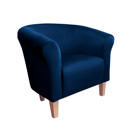 Fotel Milo nogi buk granatowy MG16