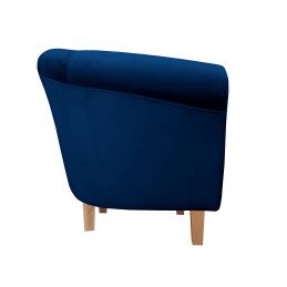 Fotel Milo nogi buk granatowy MG16