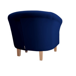 Fotel Milo nogi buk granatowy MG16