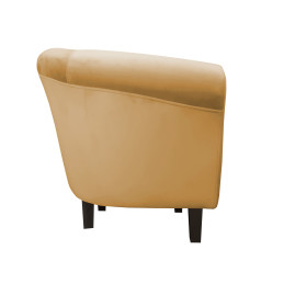 Fotel Milo nogi venge miód MG15