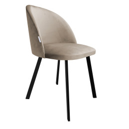 Krzesło Colin noga profil czarna MG09 - szary beż