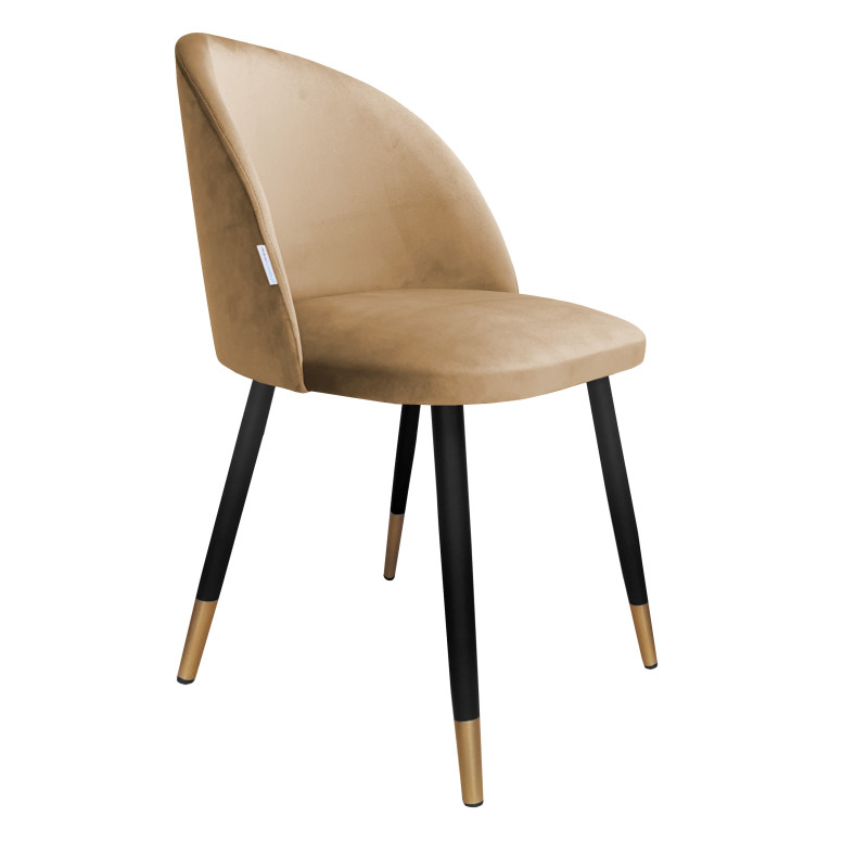 Krzesło Colin MG06 – noga czarno-złota, styl i komfort