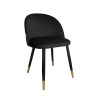 Krzesło Colin MG19 – noga czarno-złota, styl i komfort