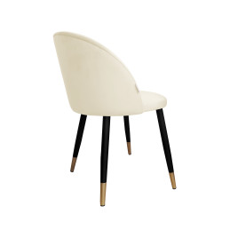 Krzesło Colin noga czarna/złota MG50 kremowe