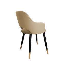 Krzesło Milano noga czarna/złota MG06