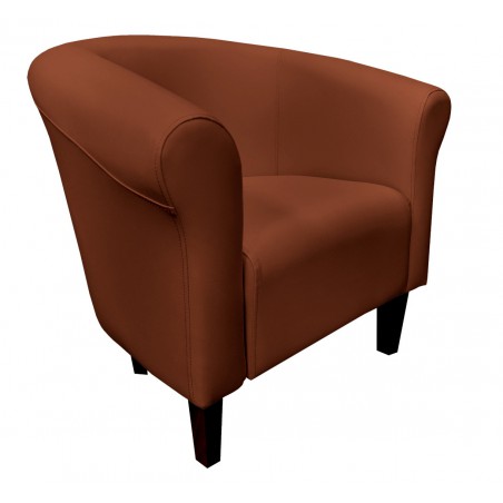 Fotel Milo D3 jasny brąz nogi 15 venge