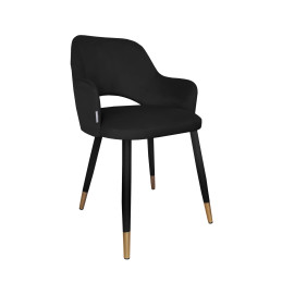 Krzesło Milano MG19 – noga czarna/złota, elegancja i komfort