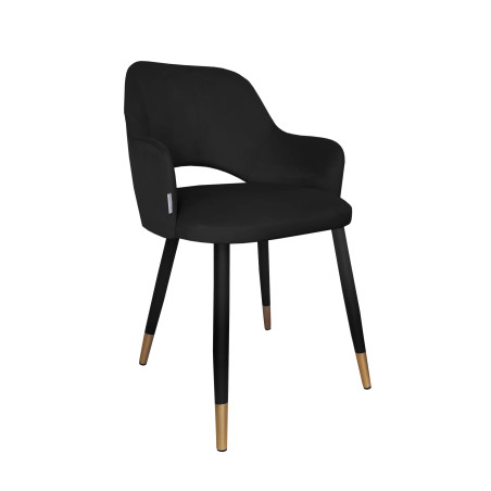 Krzesło Milano MG19 – noga czarna/złota, elegancja i komfort