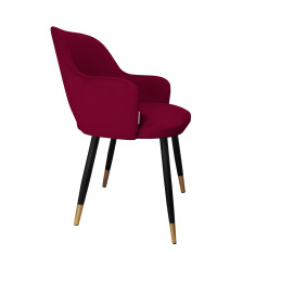 Krzesło Milano noga czarna/złota MG31