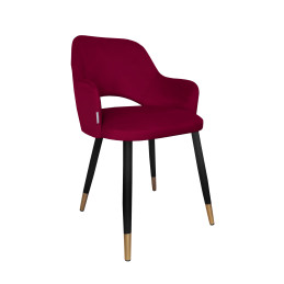 Krzesło Milano noga czarna/złota MG31