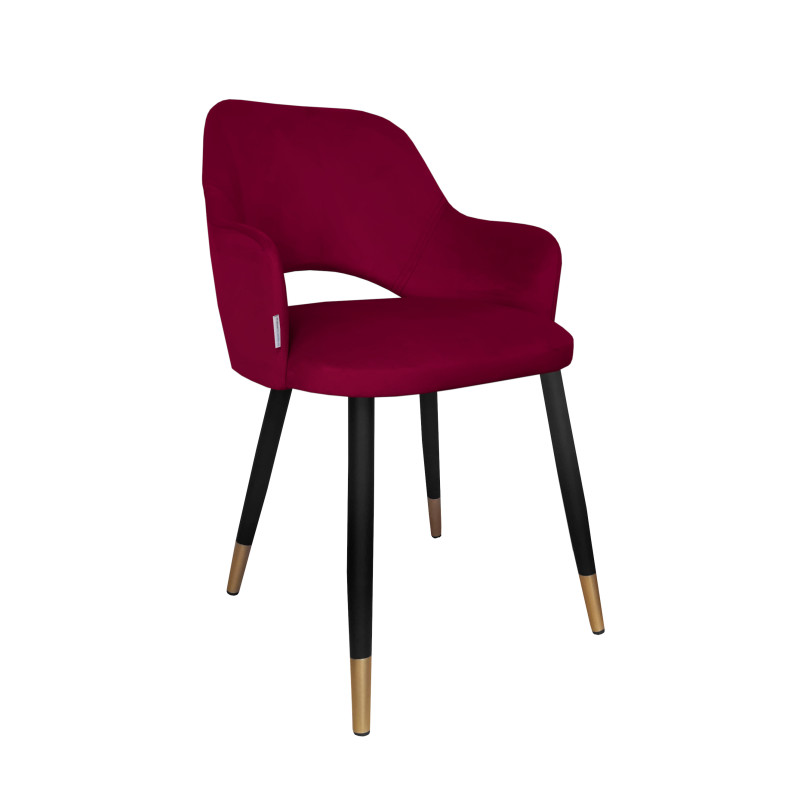 Krzesło Milano noga czarna/złota MG31