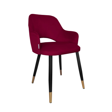 Krzesło Milano noga czarna/złota MG31