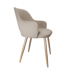 Krzesło Milano noga złota MG09