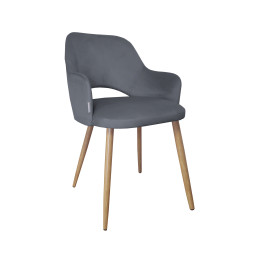 Krzesło Milano BL14 – noga dąb, elegancja i komfort