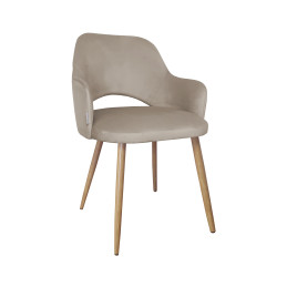 Krzesło Milano MG09 – noga dąb, stylowe i wygodne