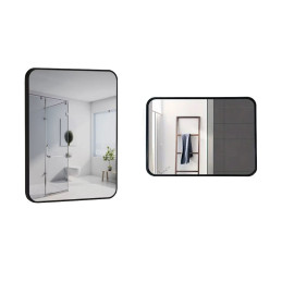 Lustro LOFT 40x60 cm czarna rama