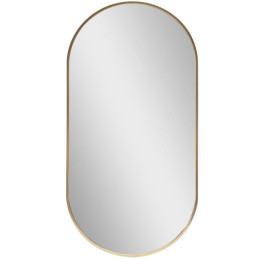 Lustro Elipsa 100x50 cm złote GX06 owalne