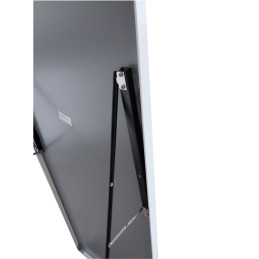 Wolnostojące lustro podłogowe białe pełnowymiarowe 165x50 do przedpokoju salonu