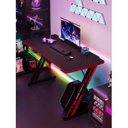 Biurko Gamingowe Komputerowe dla gracza Carbon 120x60